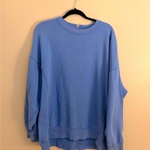 Aerie Light Blue Textured Top